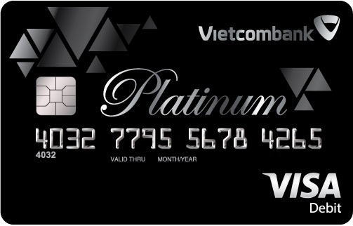 Thẻ ghi nợ quốc tế Vietcombank Visa Platinum