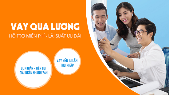 Vay tín chấp qua lương