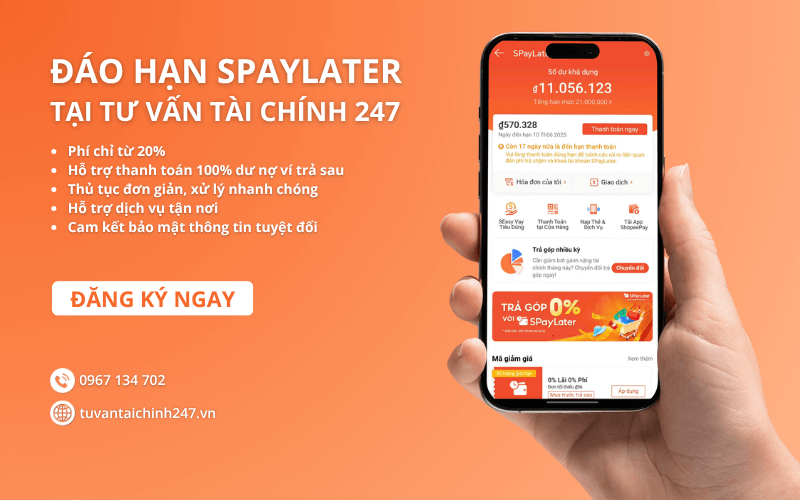Đáo hạn SPayLater tại Tư Vấn Tài Chính 247
