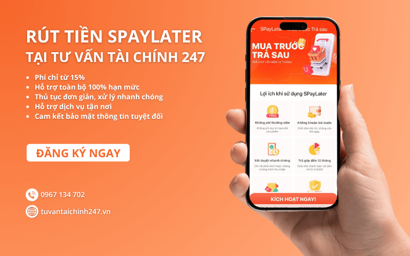 Rút tiền SPayLater tại Tư Vấn Tài Chính 247