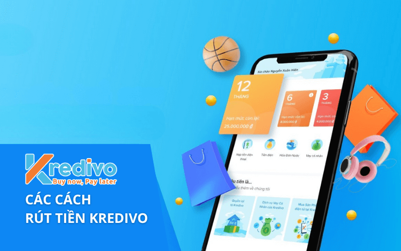 Các cách rút tiền Kredivo
