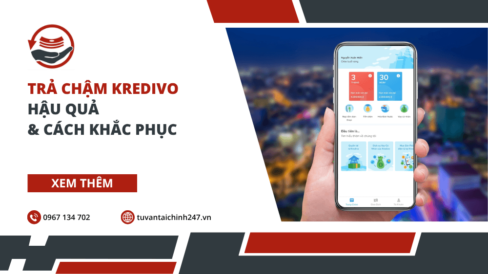Trả chậm Kredivo: Hậu quả & Cách khắc phục