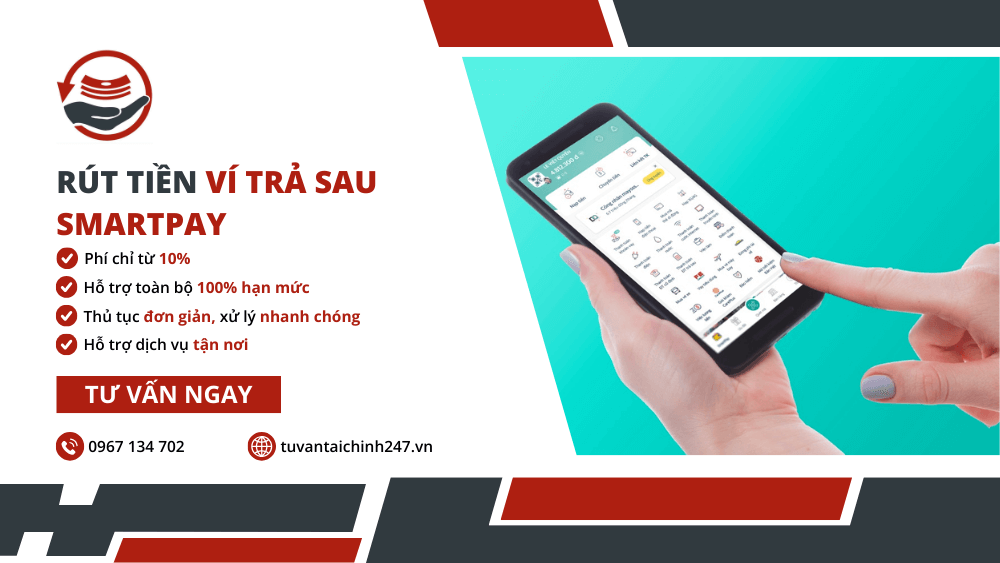 Cách rút tiền ví trả sau SmartPay đơn giản, an toàn 1 Cách rút tiền ví trả sau SmartPay đơn giản, an toàn