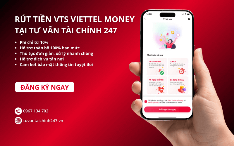 Ví trả sau Viettel Money có chuyển khoản được không? 4 Rút tiền ví trả sau Viettel Money (Cake) tại Tư Vấn Tài Chính 247